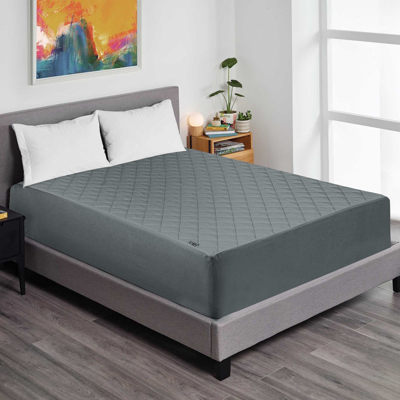 Quilted Mattress Pad Cover Extra Deep Pocket Waterproof Mattress Protector