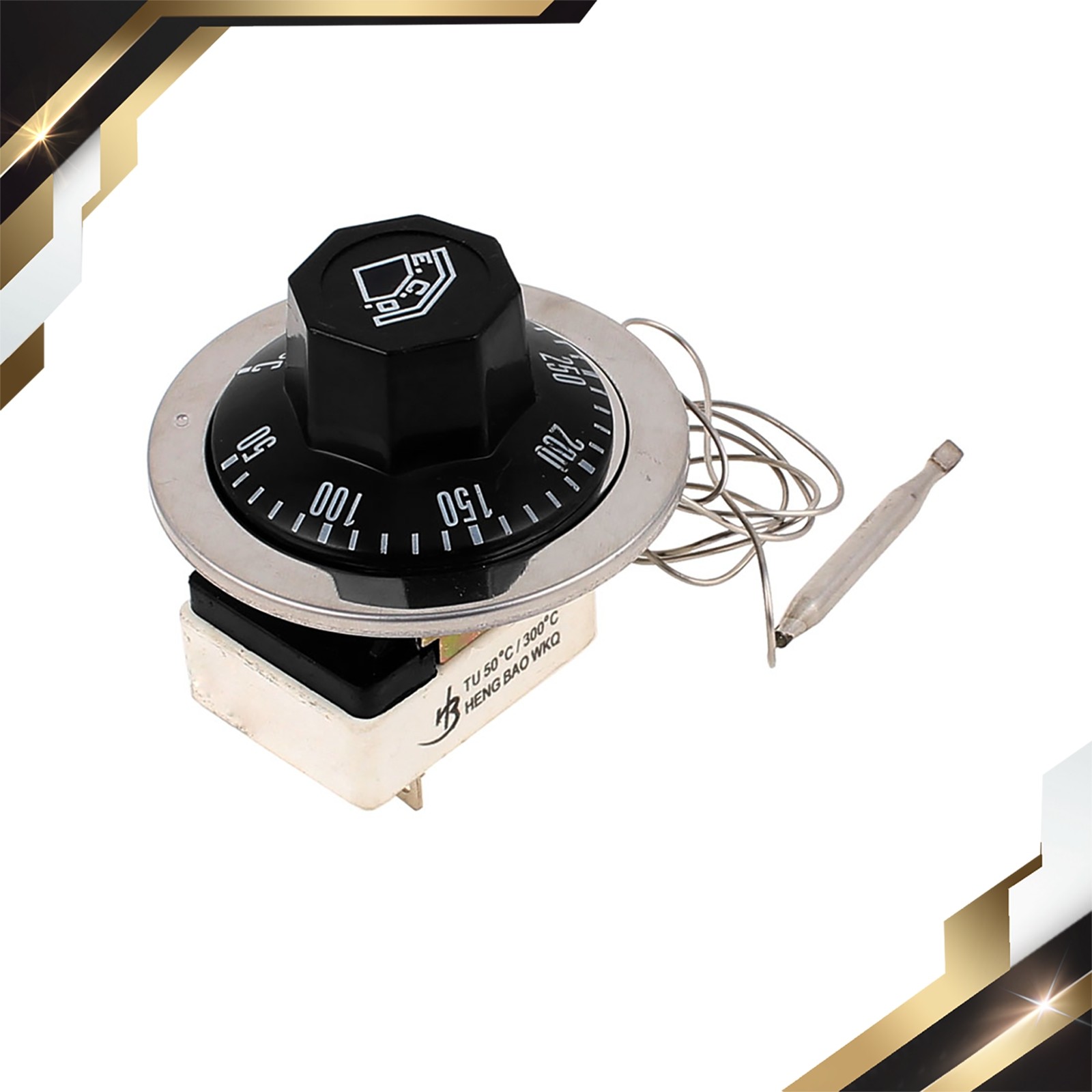 AC250V 16A 50C-300C Dial Rotary Knob Thermostat Temperature Control Switch