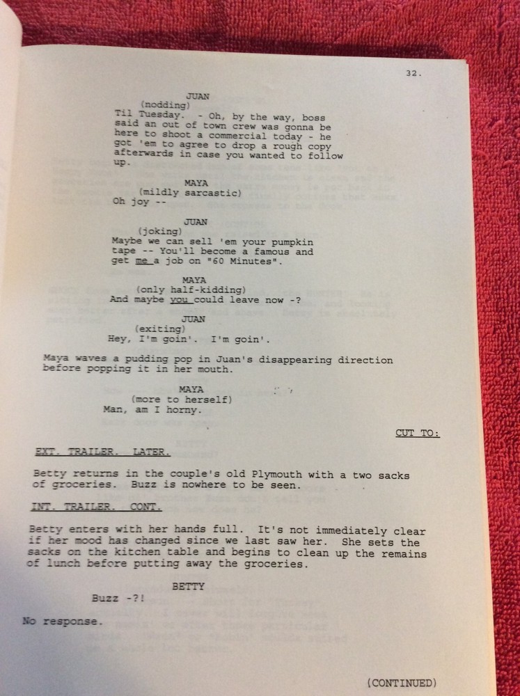ORIGINAL SCRIPT UNDER THE HULA MOON STEPHEN BALDWIN CHRIS PENN BILLY CAMPBELL