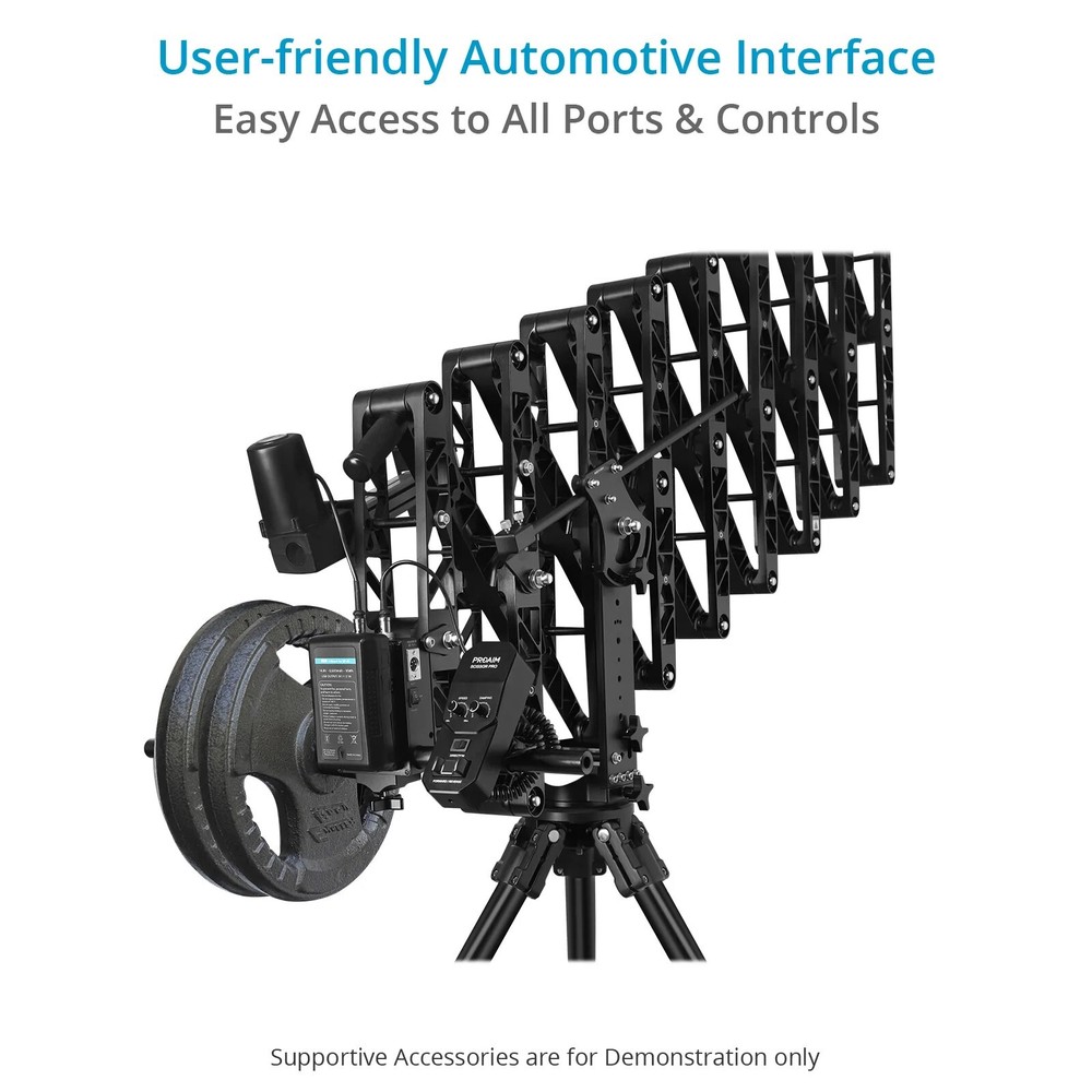 Proaim Powermatic Scissor Pro 17ft Camera Jib Crane w New Remote Controller