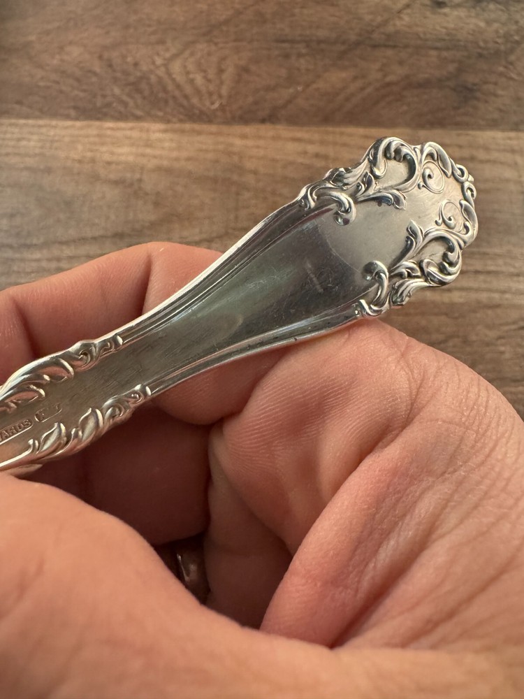 Holmes & Edwards Bonbon Scoop Casserole Server Spoon Imperial Pattern Monogram