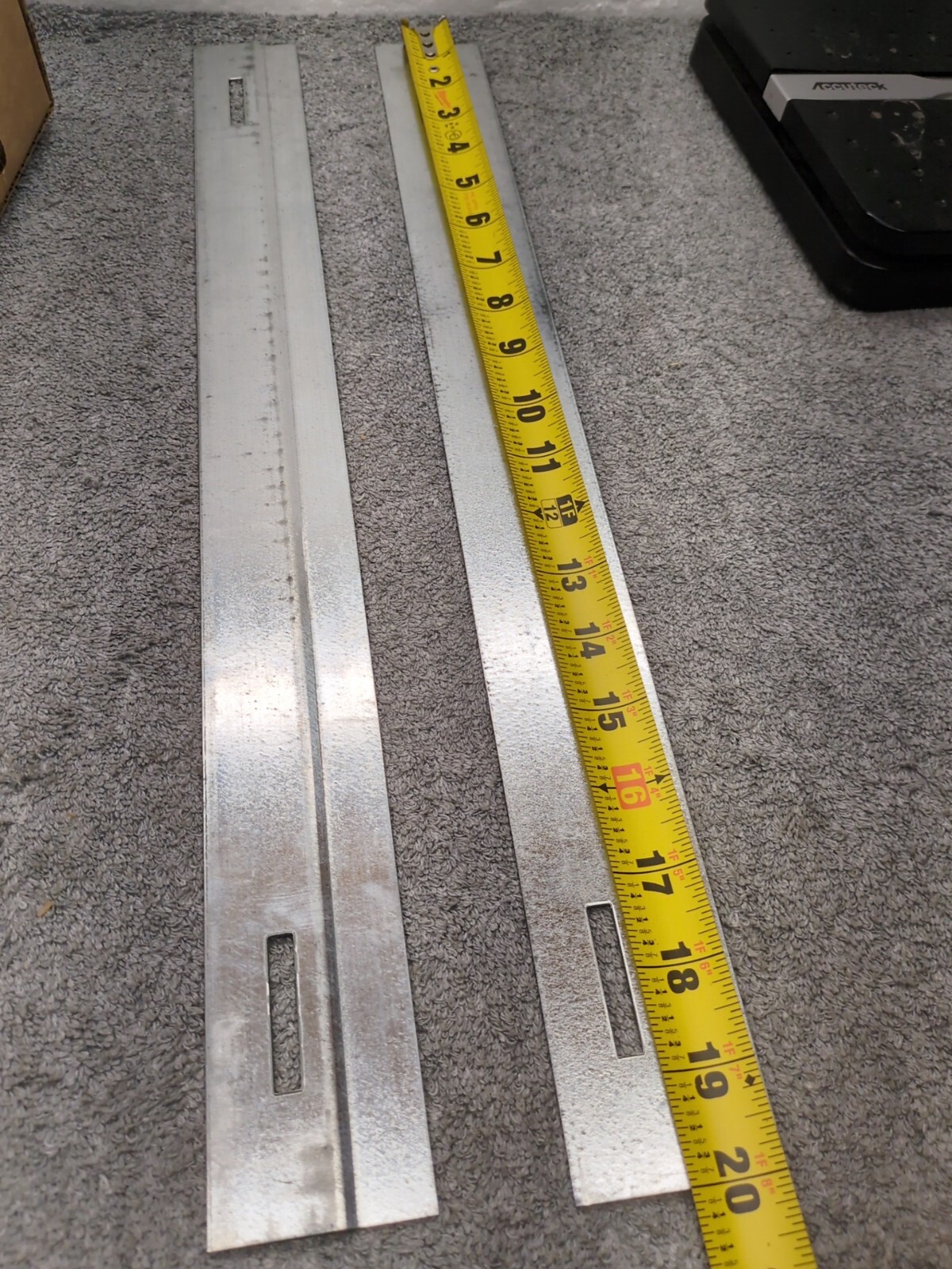 2 Advance Tabco K-397 Wall Clips Bracket for Turned Down Backsplashes TA-93 20"