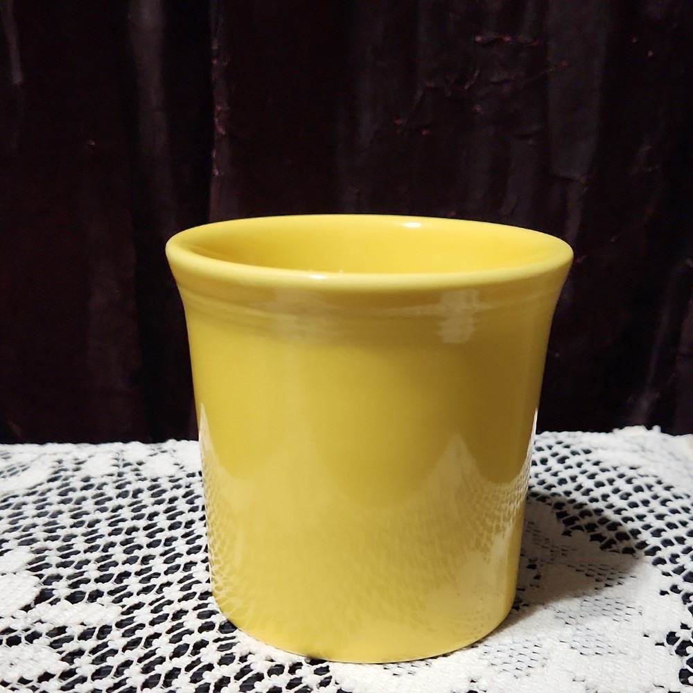 Fiesta Ware Yellow Ceramic Coffee Mug 12 fl oz