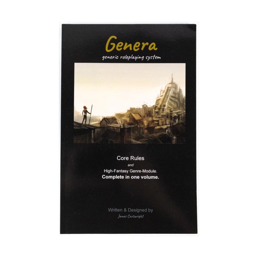 StreamMonks RPGs Genera - Core Rules + High Fantasy Module NM