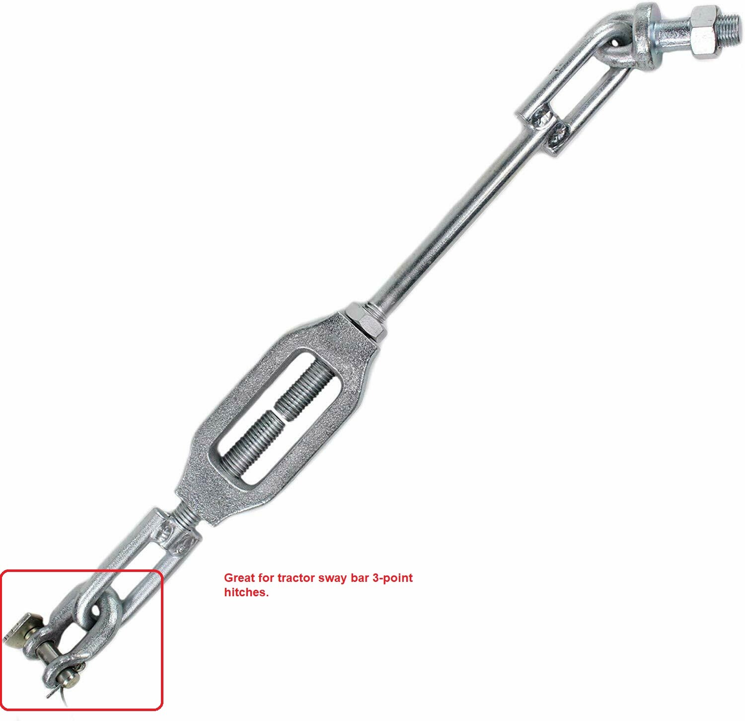 CAMPBELL Chain 5430635 543-0635 3/8In 1T 2000# Chain Shackle Clevis Galv USA!