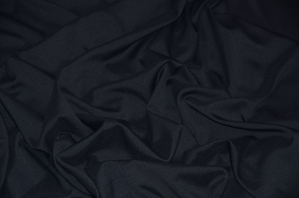 Poplin Fabric Polyester Solid 60'' YD Table Covers Decoration Apparel -Black