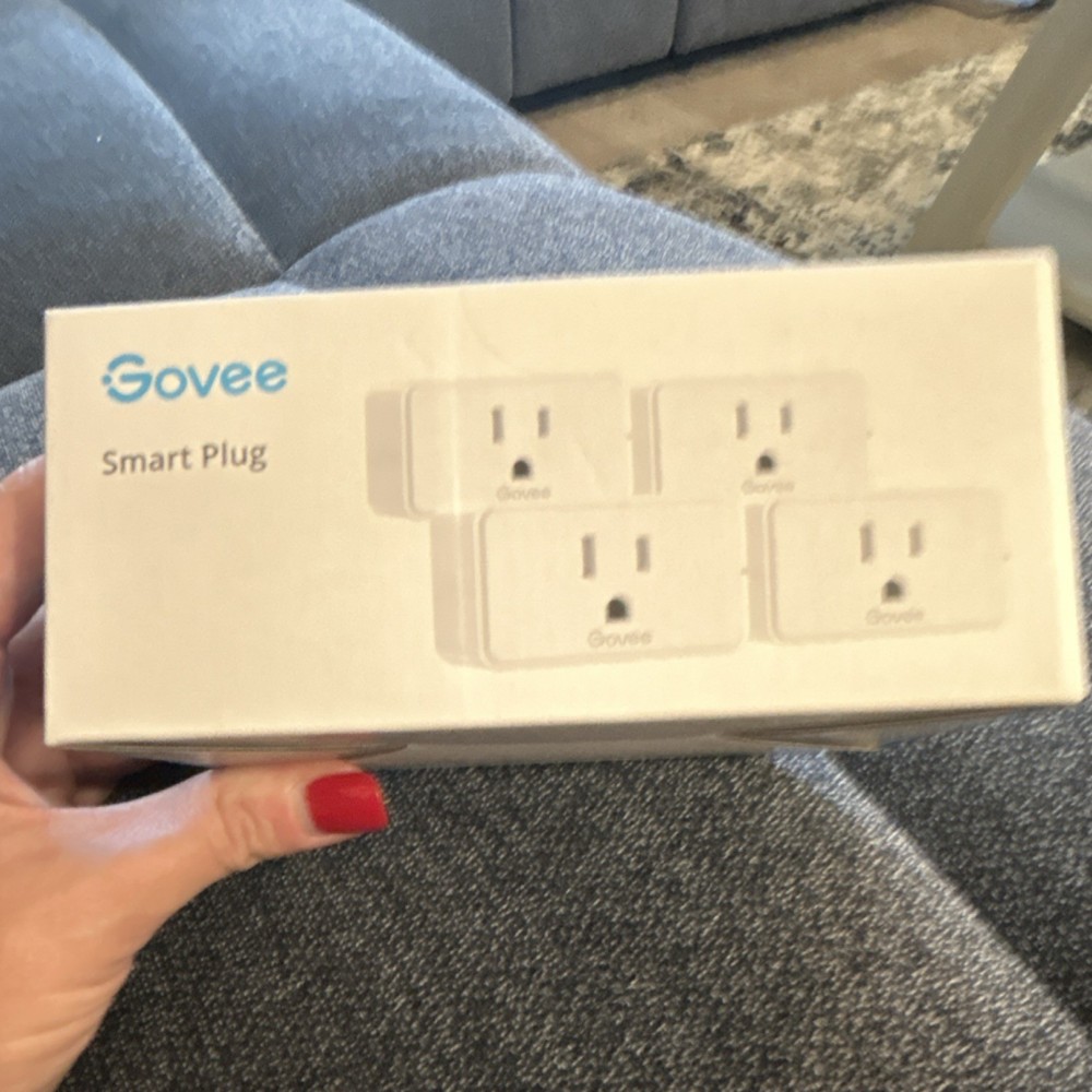 Govee Smart Plug 15A Wi-Fi Bluetooth App-Controlled Scene Control 4-Pack