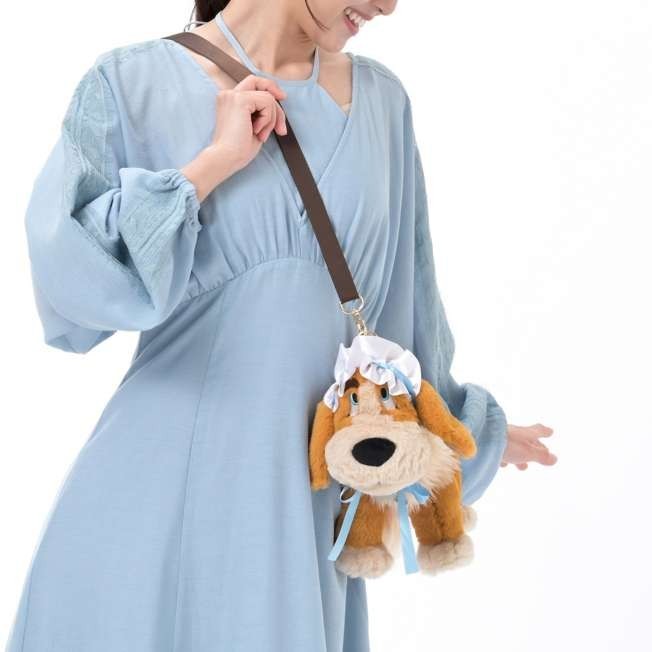 Disney Store Japan Nana Peter Pan Dog Plush Shoulder Bag Stuffed Toy Pochette