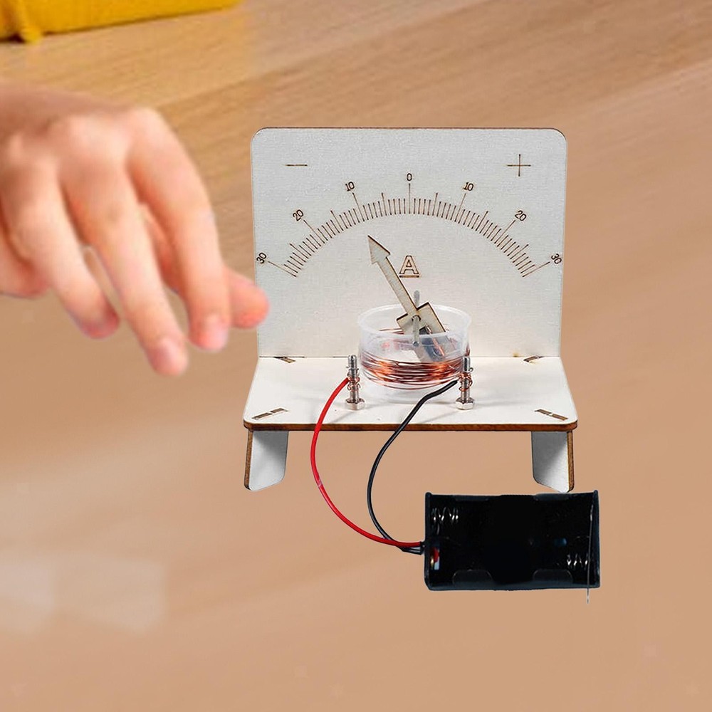 DIY Amperemeter Model Physics Experiment Kits Teaching Device Children DIY
