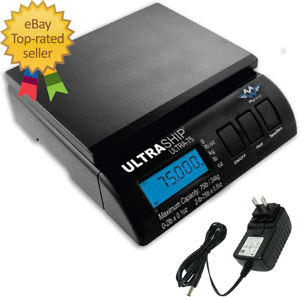 Ultraship 75 Lb Electronic Digital Shipping Postal Kitchen Scale