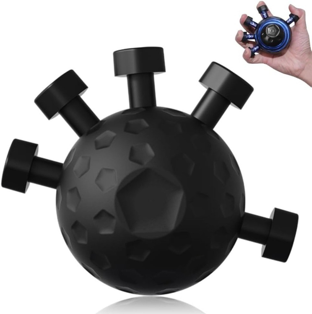 Hand Grip Strength Trainer Adjustable Finger Forearm Exerciser