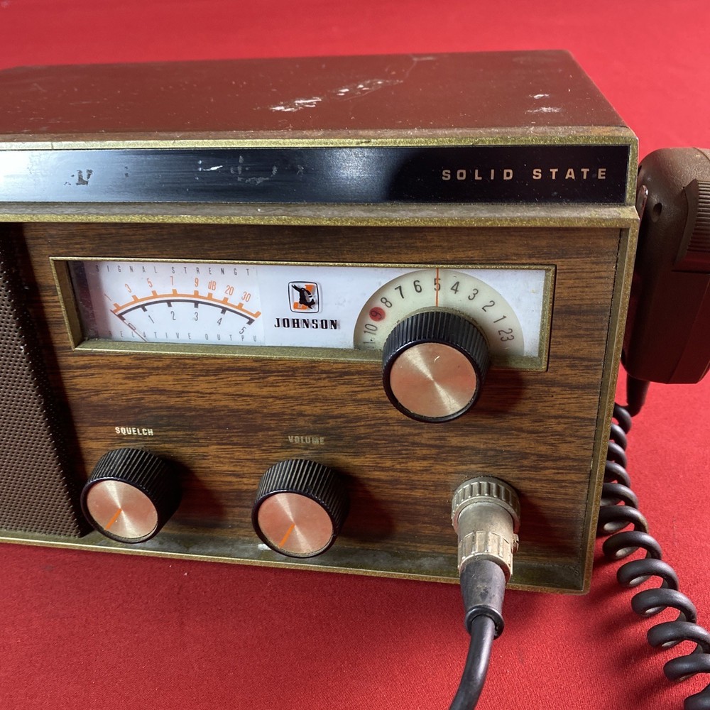 50th Anniversary Johnson Messenger 250 Solid State CB W/Microphone - Untested!