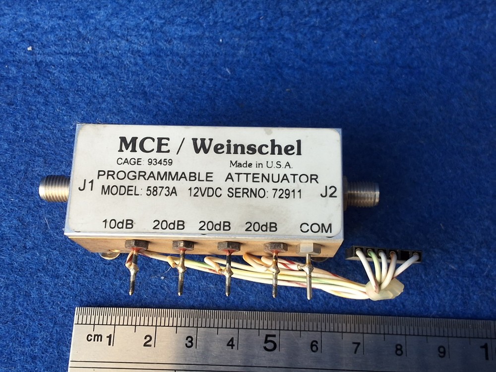 MCE/ Weinschel 5873A Programmable Attenuator 12VDC.