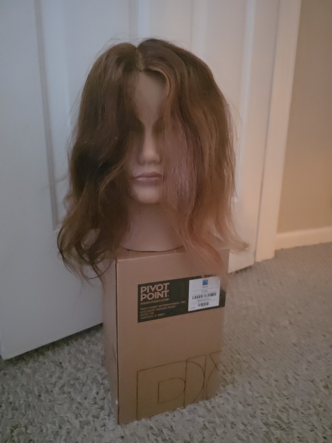 Pivot Point Erika Mannequin Head For Cosmetology Practice Pre-Owned
