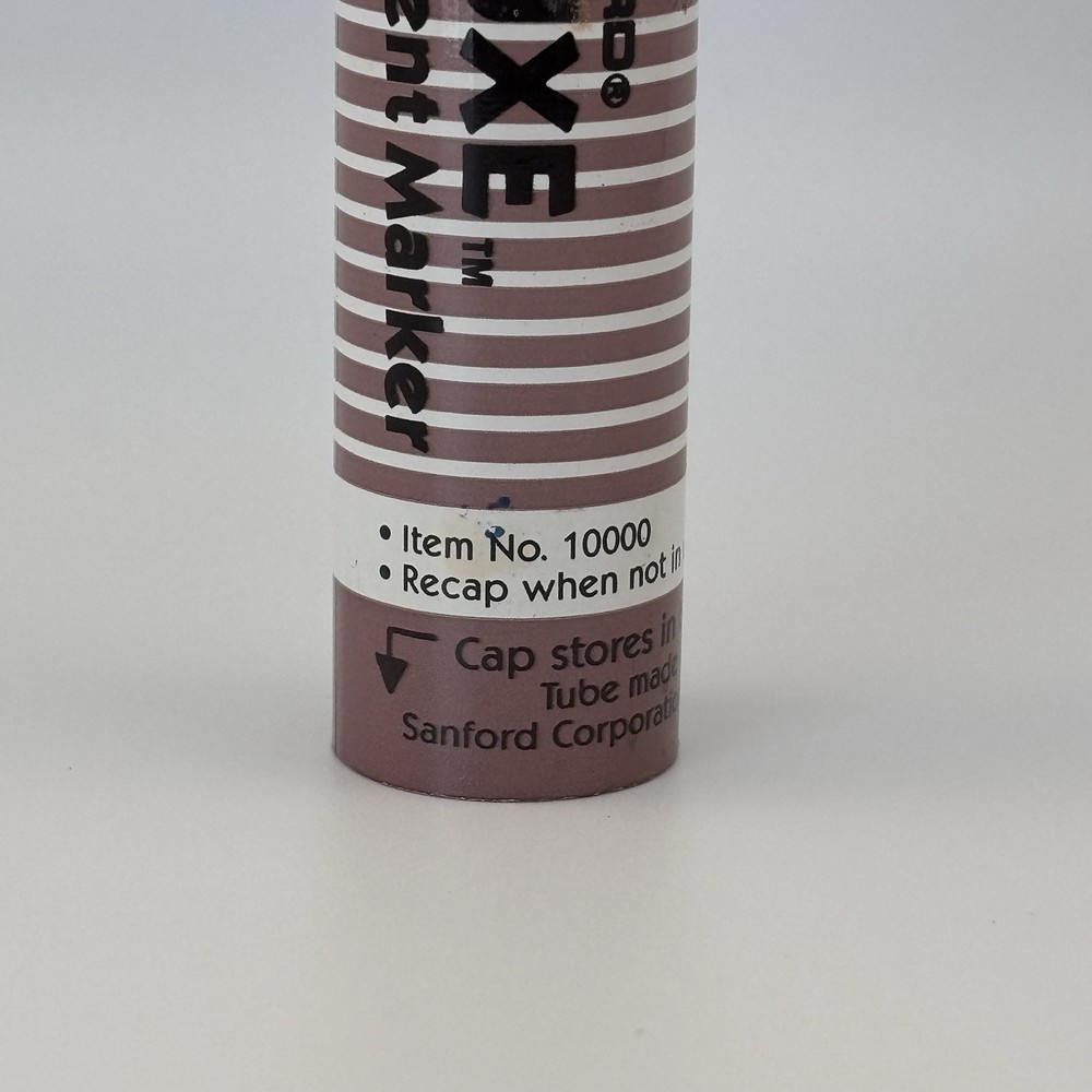 Vintage Sanford DeLuxe Permanent Marker Working RED