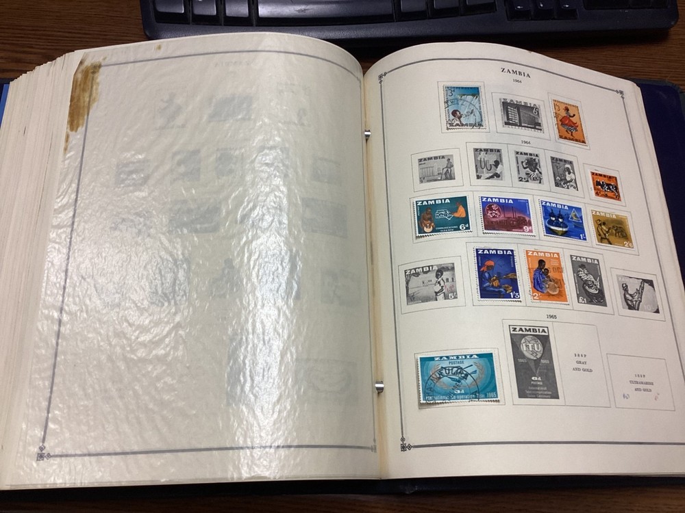 Scott Int’l Stamp Album Vol VII Tonga Zanzibar 1960 Pages Binder