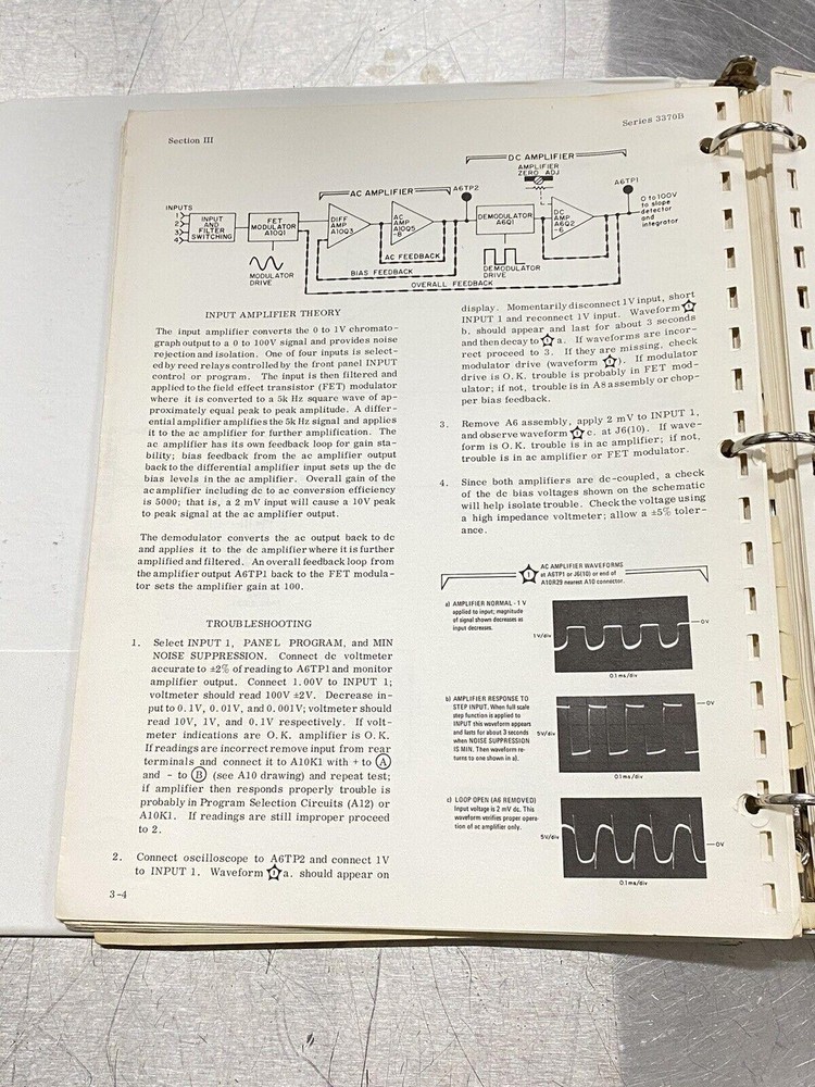 Hewlett Packard HP 3370B Integrators - Users Guide / Manual / Instructions