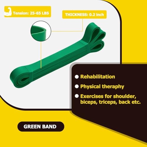 Pull Up Bands, Resistance Bands, Pull Up Assistance Band Exercise Bands Green