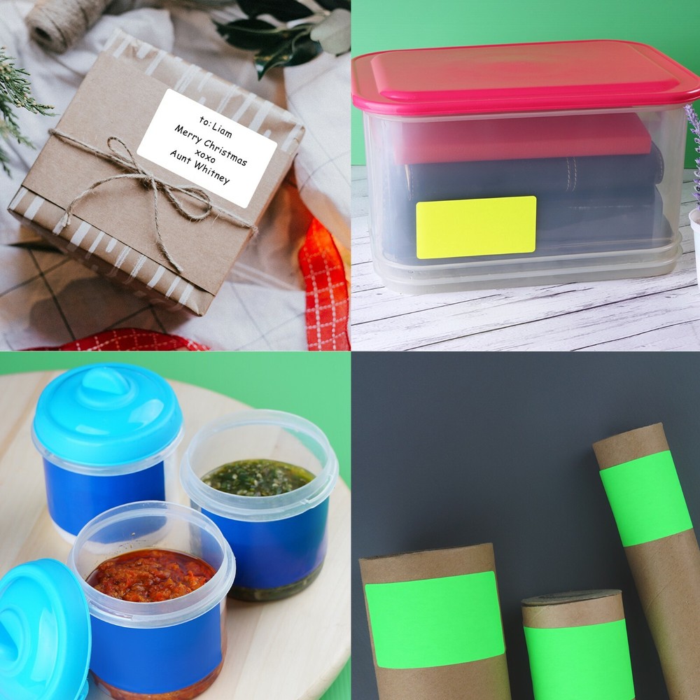 Royal Green Rectangular Color-Coding Labels Roll 101x50MM (4 Inch x 2 Inch)