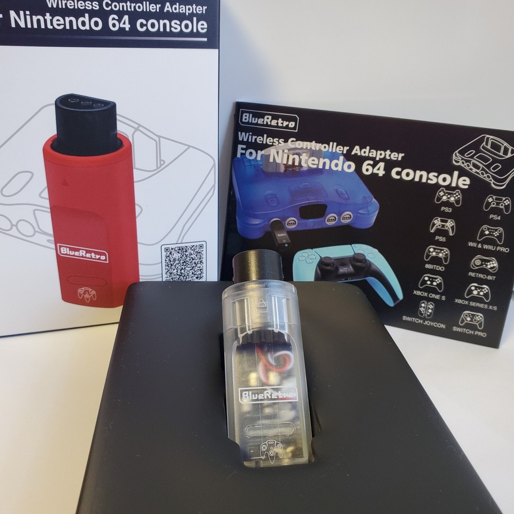 Nintendo 64 Bluetooth Controller Receiver BlueRetro. PS4/5, XBOX, Switch, Saturn