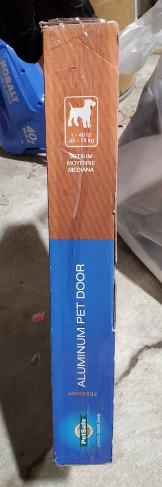 *NEW* Petsafe Aluminium Pet Door Solid Design Easy Install | MEDIUM Size |