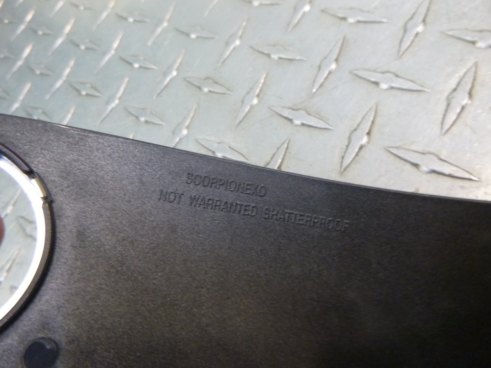 Scorpion Exo Replacement Peak Visor Matte Black