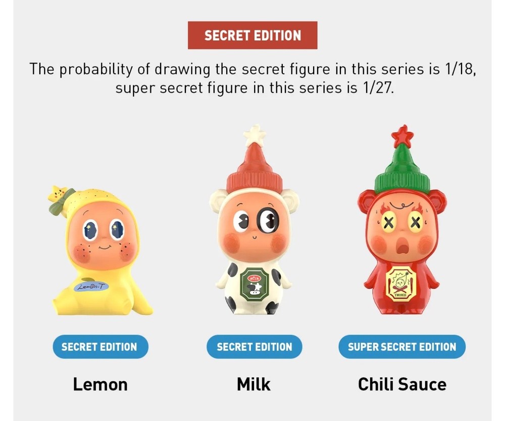 Pop Mart, Twinkle Twinkle Create Your Taste Series Figures A/B, NIB