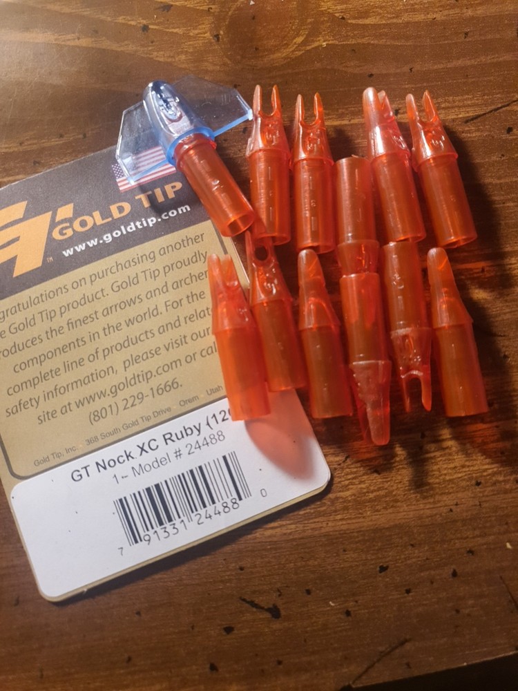 Goldtip GT Nock X-Cutter Ruby (12 Ct.)