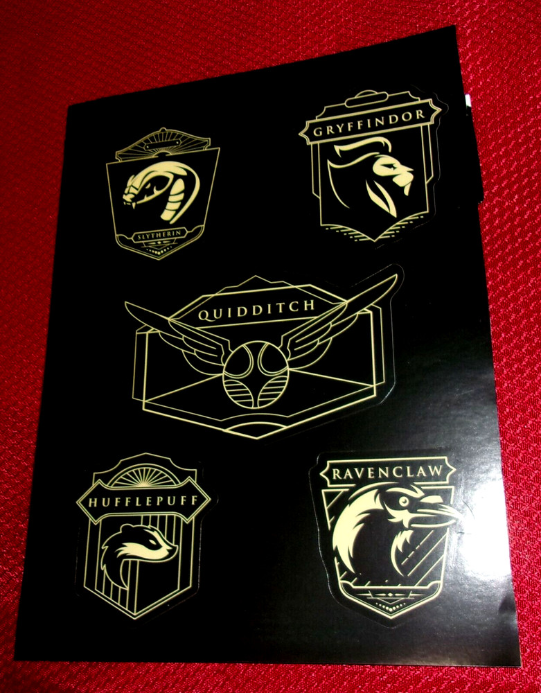Harry Potter Sticker Sheet- House Shields