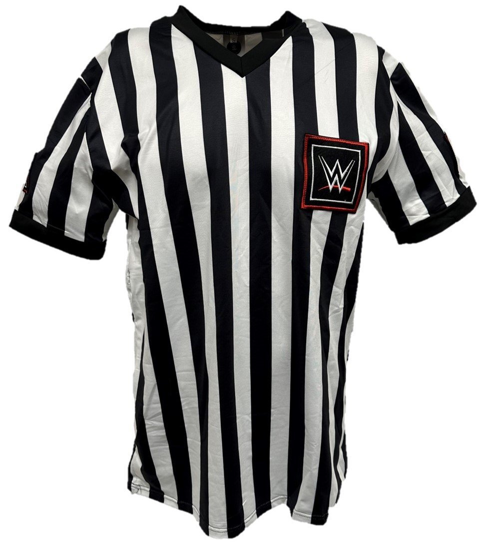 WWE Logo Referee Shirt Adult Sizes