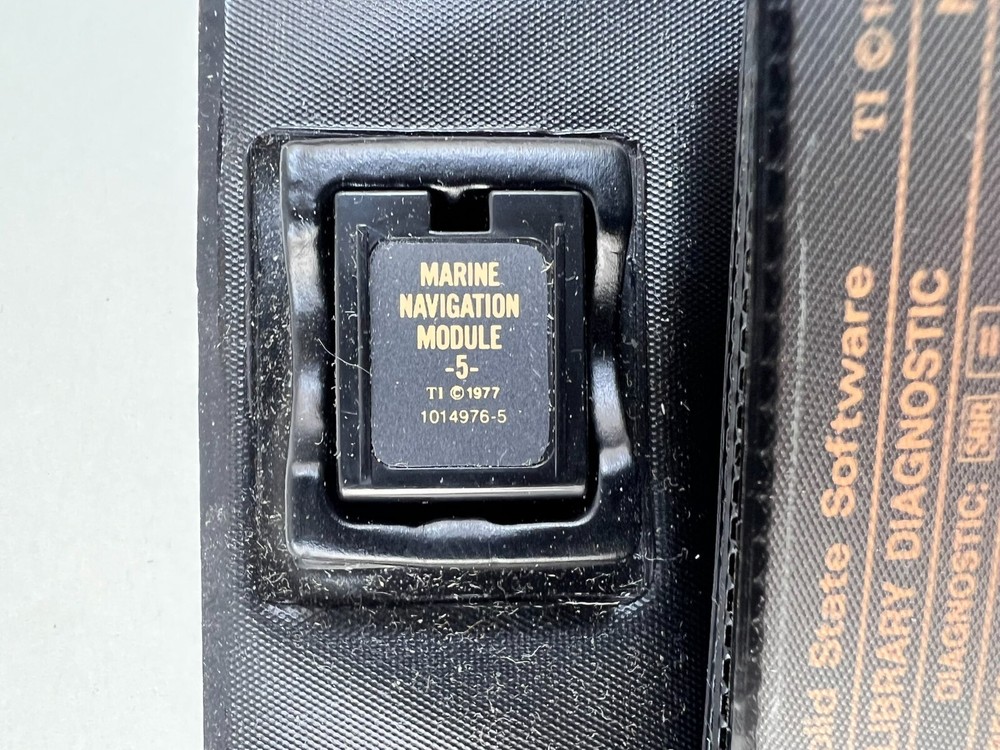 Texas Instruments Programmable 58 Calculator Master Library & Marine Navigation