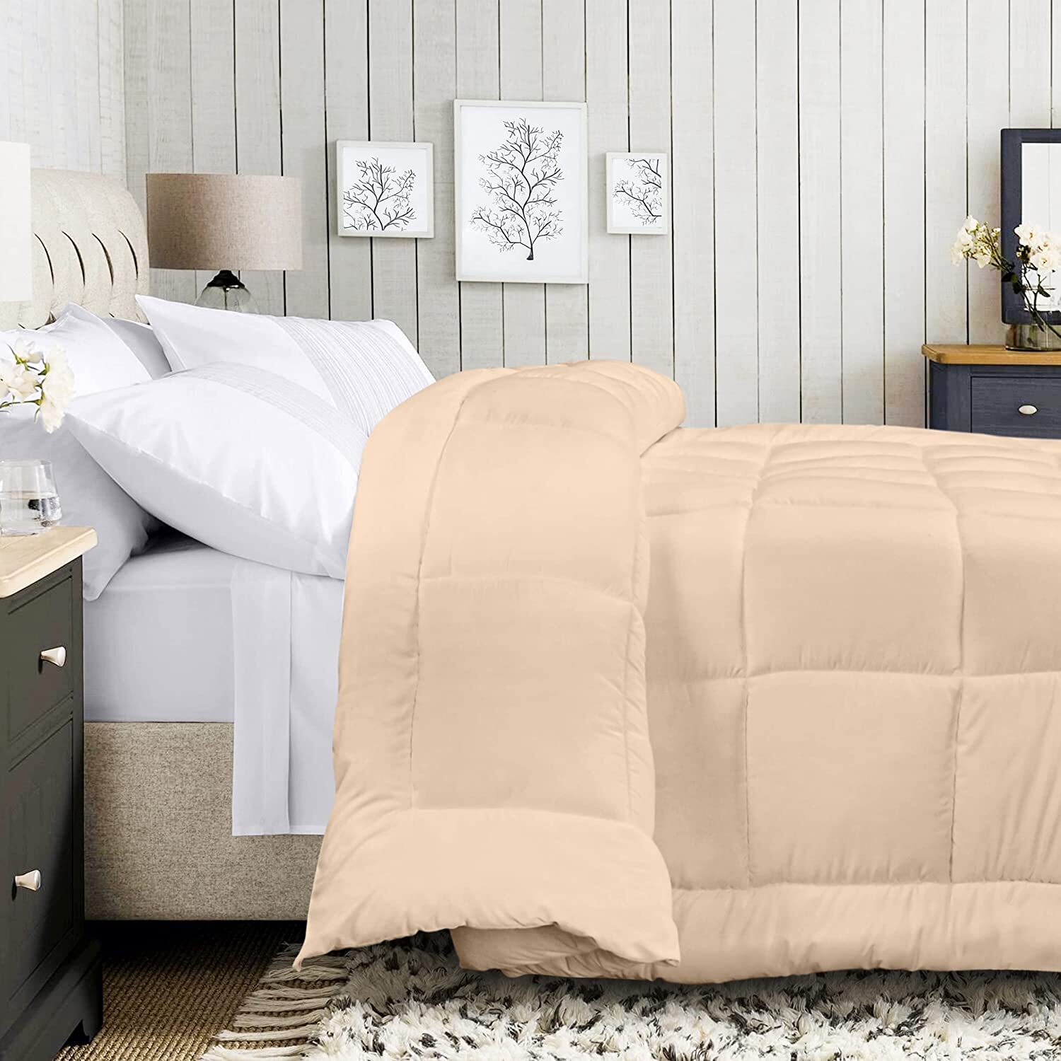 All Season Down Alternative Quilted Duvet Insert with Corner Tabs Utopia Bedding