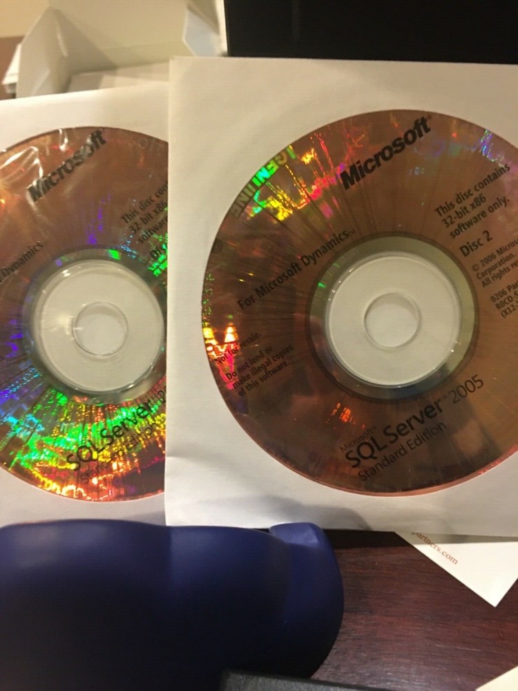 Microsoft Windows  SQL Server 2005 Standard Edition for Microsoft Dynamics 32bit