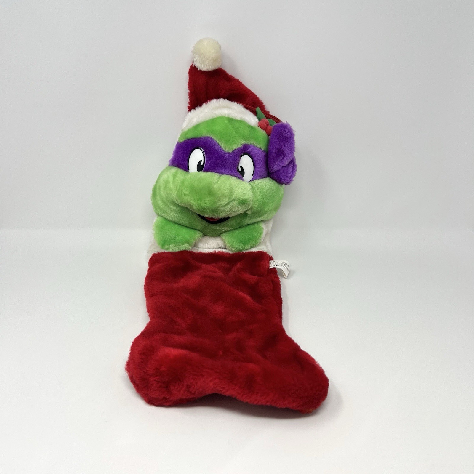 Vintage 1990 TMNT Teenage Mutant Ninja Turtle Donatello 20” Christmas Stocking