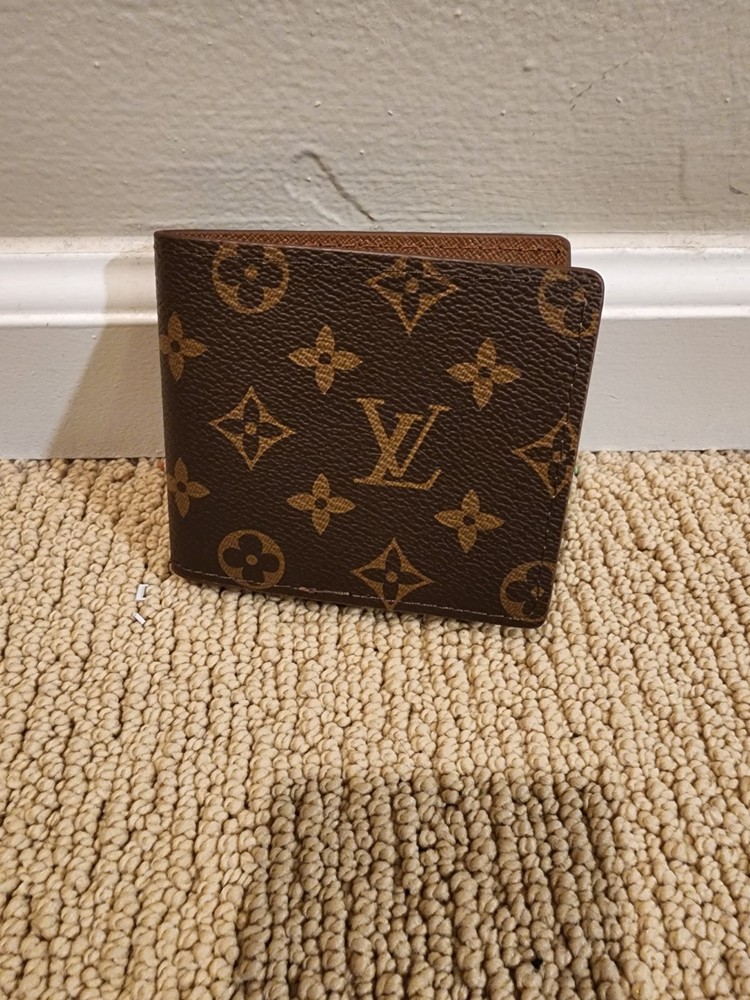 Louis Vuitton Brown Bifold Wallet Monogram for men