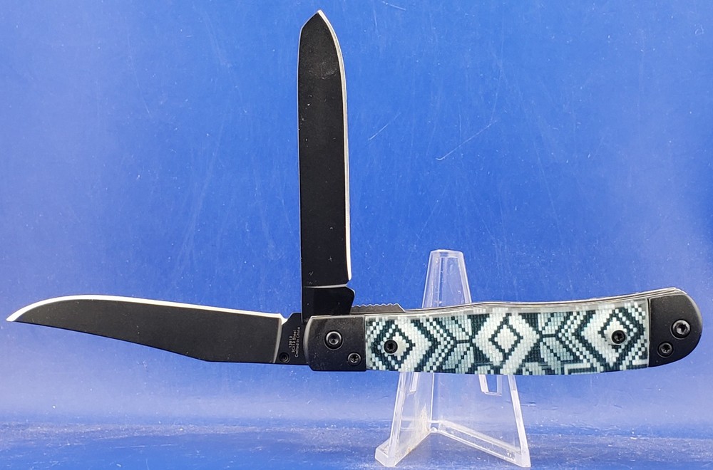 BONE EDGE SPRING ASSISTED TRAPPER 13819