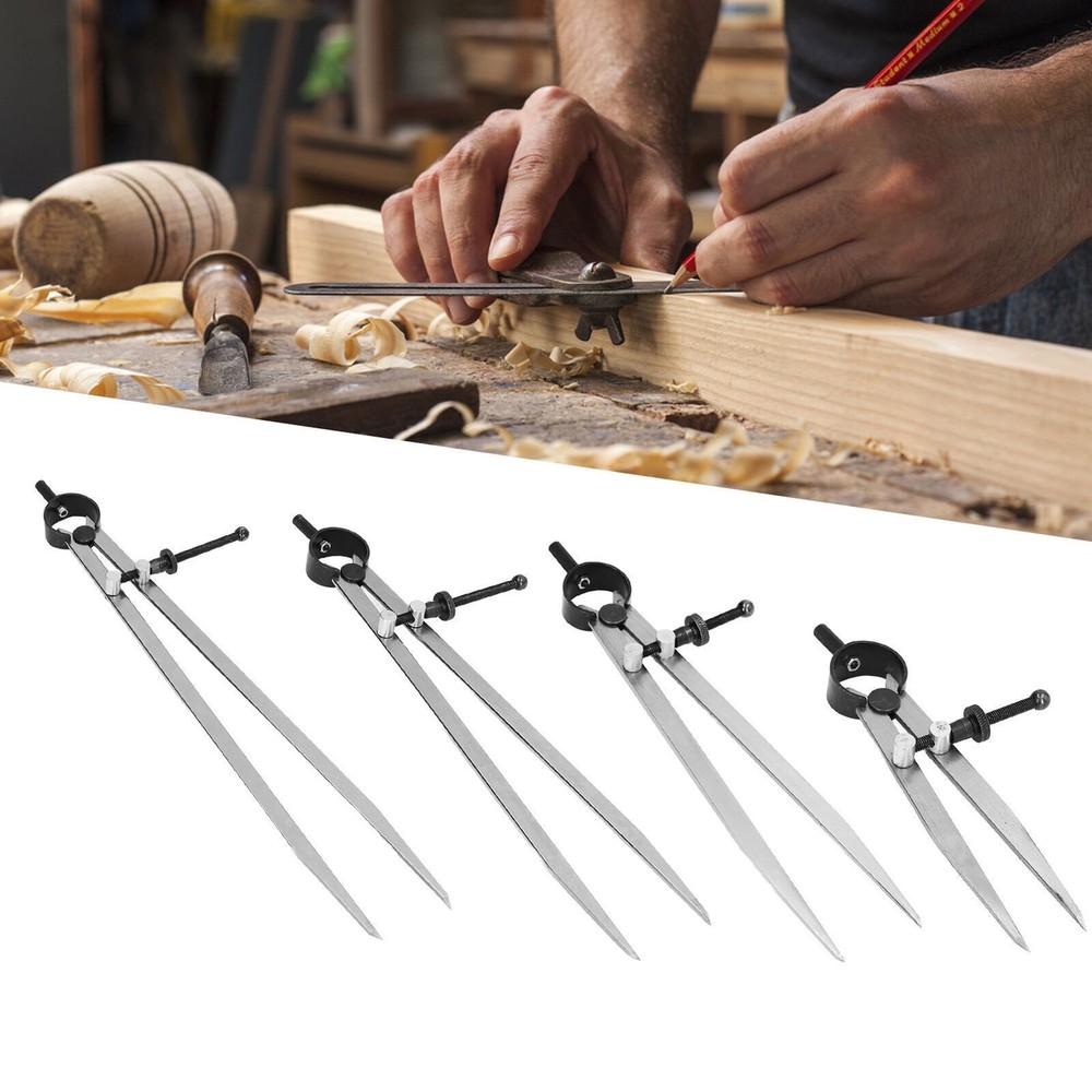 Wing Divider Adjustable Divider Calipers with Spring Nut for Leather Scribing