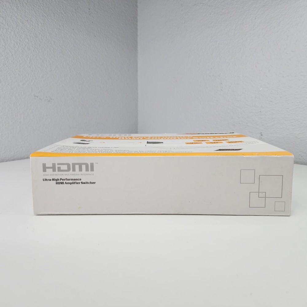 FireFold HDMI Switch 3-Port Amplifier with Remote High Performance 1080p