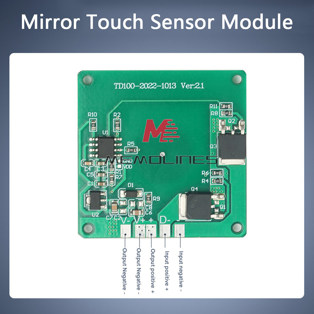 Touch Sensor Switch LED Light Smart Glass Capacitive Light Sensor Module 12V 24V