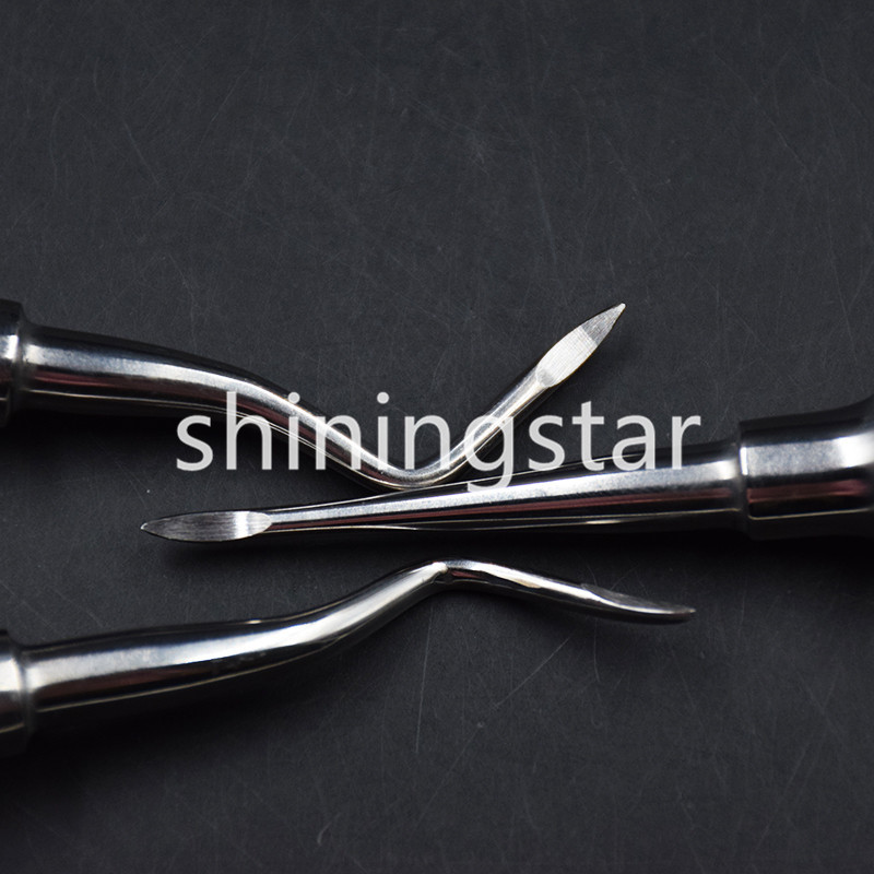 6 Pcs Dental Apical/Apex Elevator Extraction Root Elevator Left/Right/Straight
