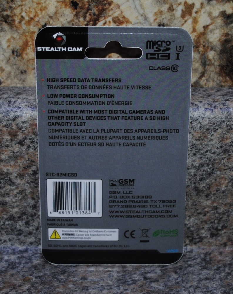 Stealth Cam 32GB Micro SDHC Memory Card
