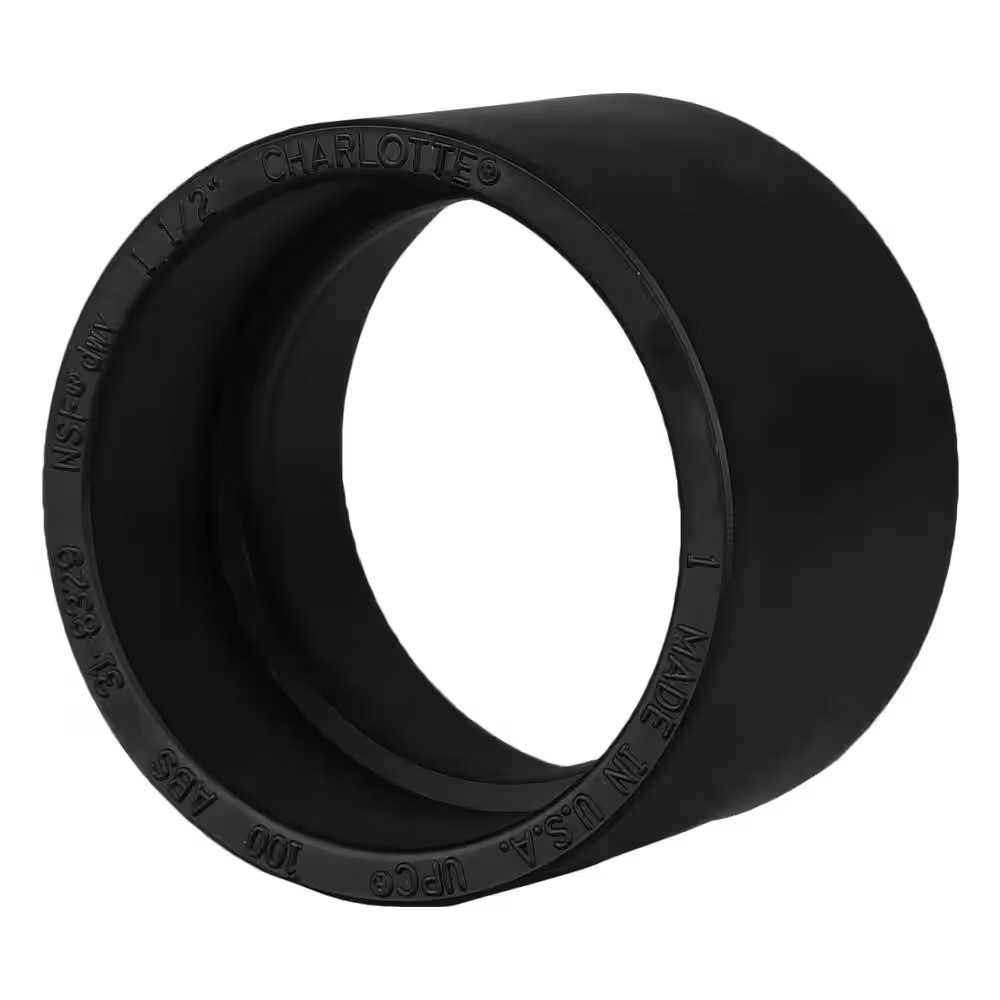 4 In. ABS DWV Hub X Hub Coupling