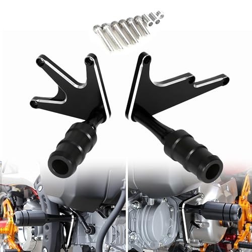 Monkey 125 Frame Sliders Falling Crash Protector Compatible with Monkey Black