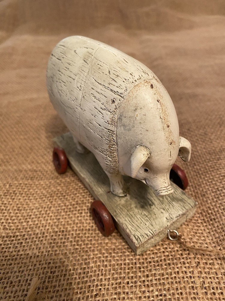Pull Along Vintage Farm Animals