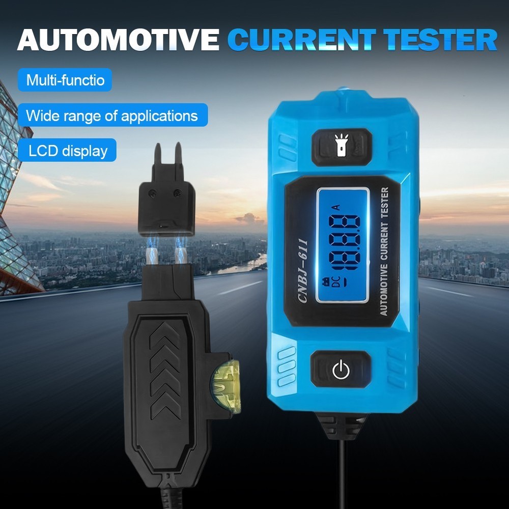 Digital LED Automotive Circuit Tester 12V For Fuse Box Current Testing US