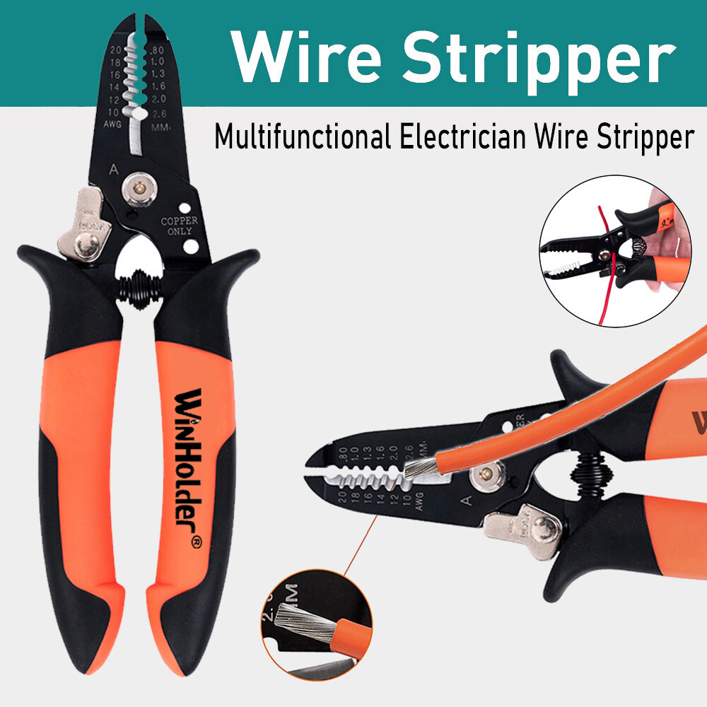 US Electric Tool Wire Stripper Pliers Multifunctional Cable Stripper Cutter New