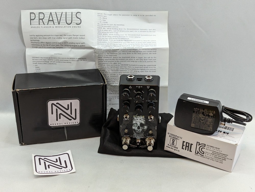 NEURAL DEVICES Pravus Analog Flanger & Modulation Engine 🔥New/Open Box🔥