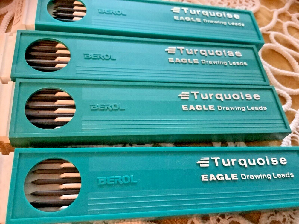 Drawing leads 4x12, (+ some extra) vintage, Berol