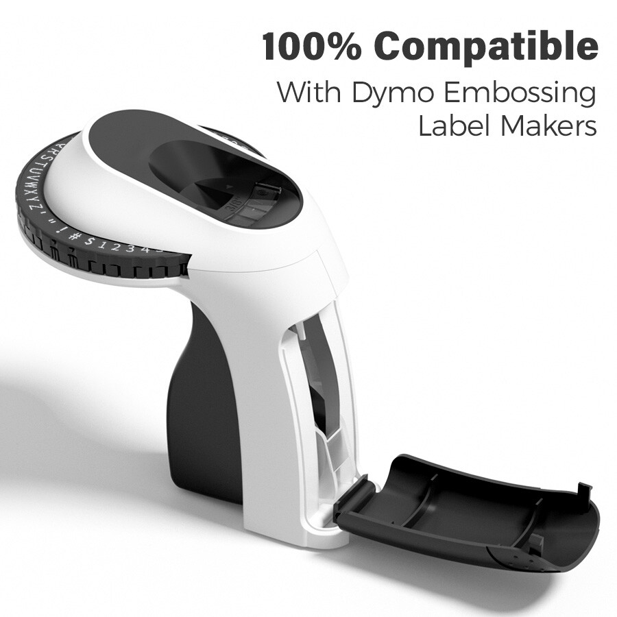 E975 Embossing Label Maker Handheld Label Maker with 6 Tape for Dymo Label Maker