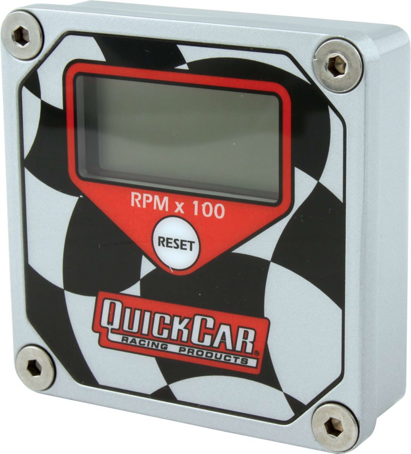 QuickCar LCD Tachometer Checkered Flag Face 611-099